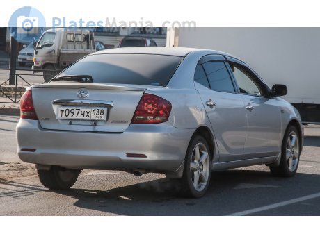 т097нх138, Toyota Allion