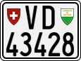 License plate of Switzerland, Motorcycles