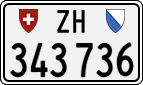 License plate of Switzerland, Cars