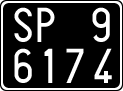 License plate of Italy, Cars (1927 year series)