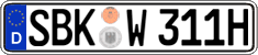 German license plate, Plates for oldtimers (type 