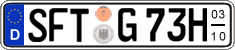German license plate, Seasonal plates (Oldtimers)