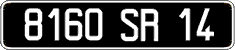 French license plate, FNI
