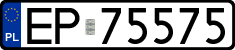 License plates of Poland, Regular car plates