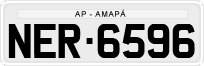 License plate of Brazil, Private owners (1990)