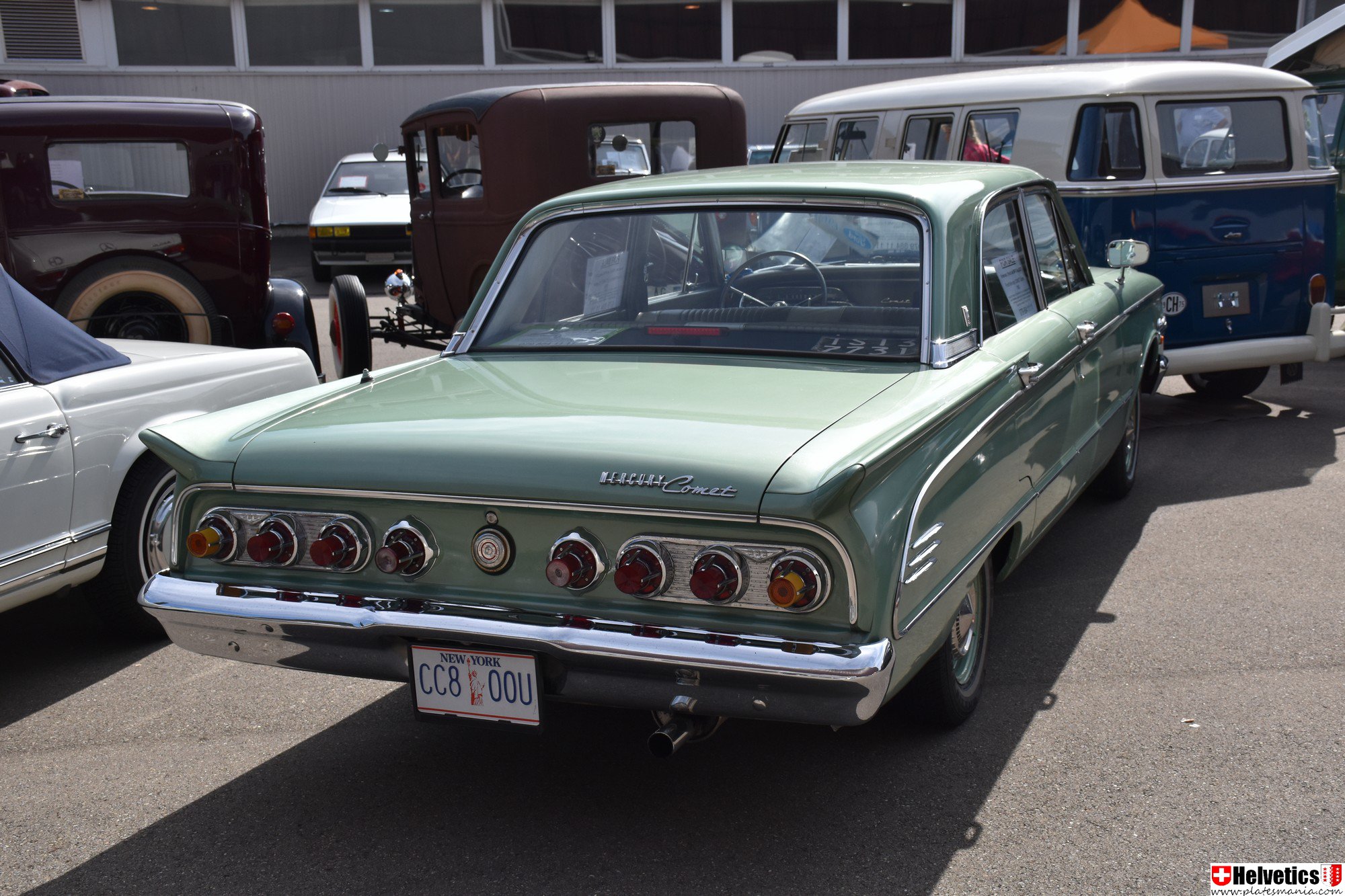 CC8 00U, License plate without vehicle 