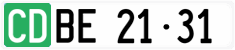 License plate of Switzerland, Diplomatic