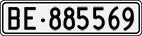 License plate of Switzerland, Cars