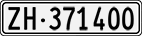 License plate of Switzerland, Cars