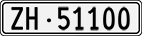 License plate of Switzerland, Cars