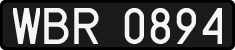 License plates of Poland, 1976 year system