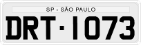License plate of Brazil, Private owners (1990)