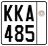 License plate of Greece, Motorcycles