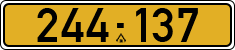License plate of Israel, Regular plates