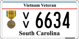South Carolina, Military (A12345 / AB12345)
