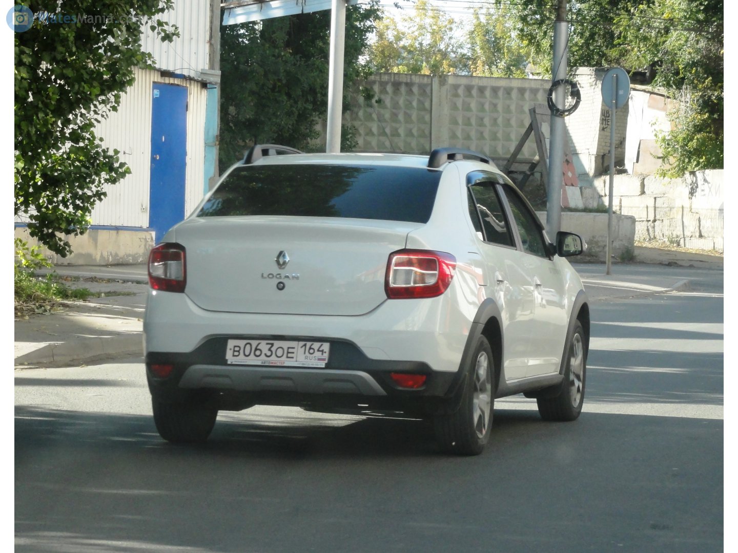 в 063 ое 164, Renault Logan 2nd gen Sedan Stepway (L8), 2018–