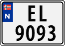 License plate of Norway, Trailers, motorcycles, special vehicles