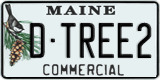 Maine, Vanity Plates