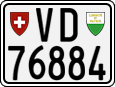 License plate of Switzerland, Motorcycles