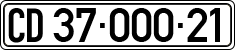 License plate of Israel, Diplomatic
