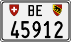 License plate of Switzerland, Cars