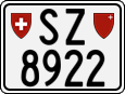 License plate of Switzerland, Motorcycles