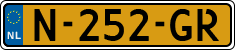 License plate of the Netherlands, Cars