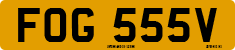 License plate of the United Kingdom, 1963 year system