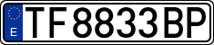 License plates of Spain, 1971 year series
