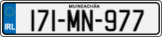 License plate of Ireland, Regular plates
