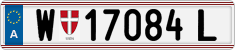 License plate of Austria, Regular plates