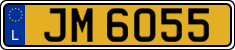 License plate of Luxembourg, 2003 year system