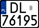 License plates of Poland, Regular car plates