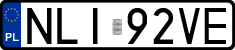 License plates of Poland, Regular car plates