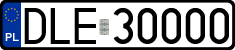 License plates of Poland, Regular car plates