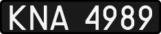 License plates of Poland, 1976 year system