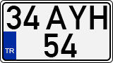 License plate of Turkey, Regular plates