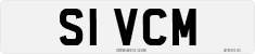 License plate of the United Kingdom, 1983 year system