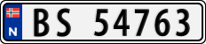 License plate of Norway, Cars