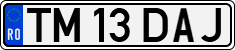License plate of Romania, Regular plates