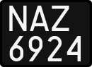 License plates of Poland, 1976 year system
