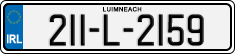 License plate of Ireland, Regular plates