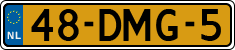 License plate of the Netherlands, Military