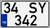 License plate of Turkey, Regular plates