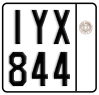 License plate of Greece, Motorcycles
