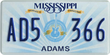 Mississippi, Truck (AB1 234)