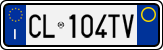 License plate of Italy, Cars (1994 year series)