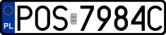 License plates of Poland, Regular car plates