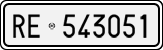 License plate of Italy, Cars (1927 year series)