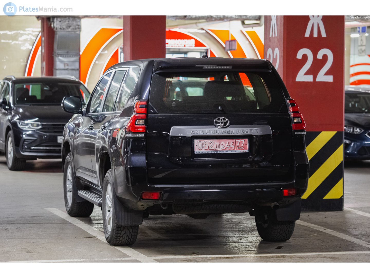 082 D 244 77, Toyota Land Cruiser Prado 4th gen 5-door SUV (J150), 2nd facelift, 2017–2023